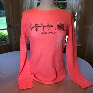 Old navy waffle knit long sleeve fitted tee